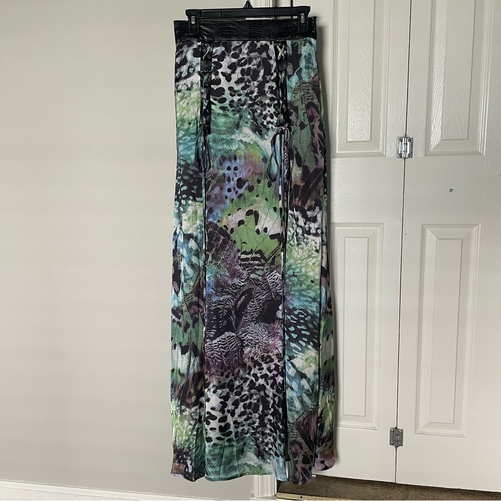 TOV Holy Los Angeles lace up detail maxi size 40. NWT